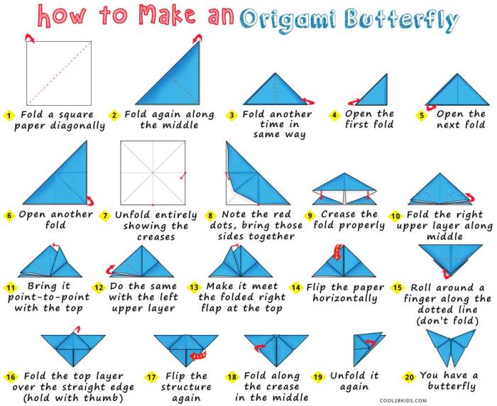 Make a Butterfly Origami