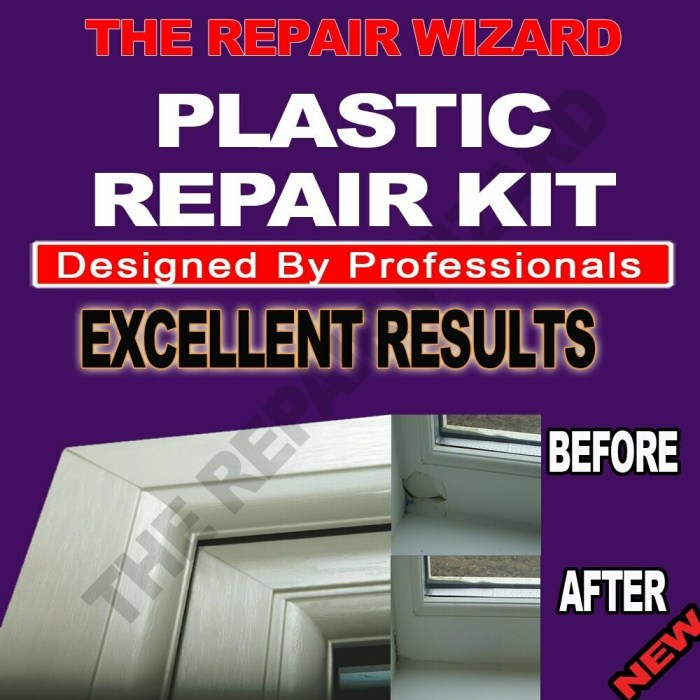 UPVC Window Frame Repair Kit, Chipped Cracked Damaged Adjust a UPVC Window