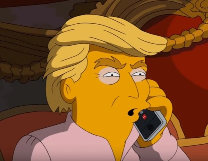 Listen to modern baseballs simpsons referencing anti trump song