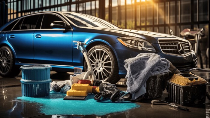 Wet Sand a Car