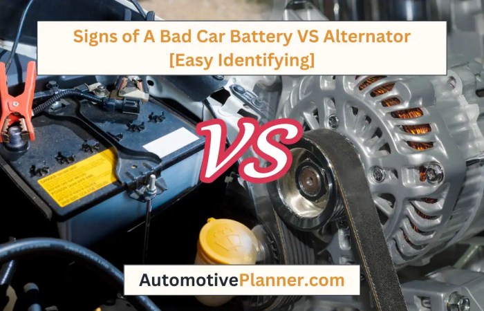 Signs of a Bad Car Battery vs Alternator
