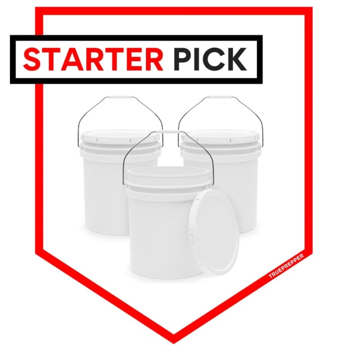 Identify Food Grade Buckets