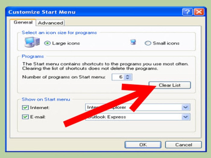 Delete Run History in Windows