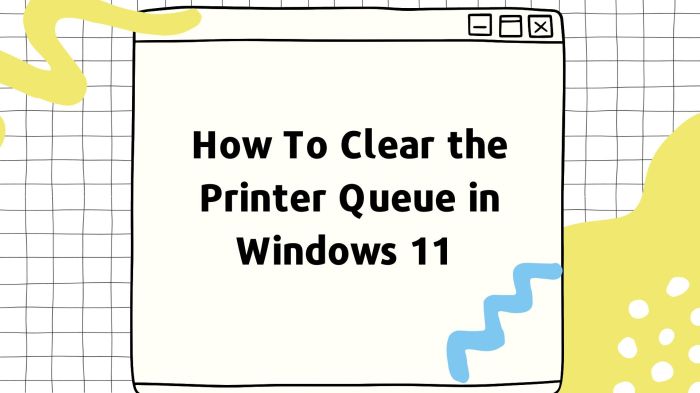 Clear Printer Queue in Windows