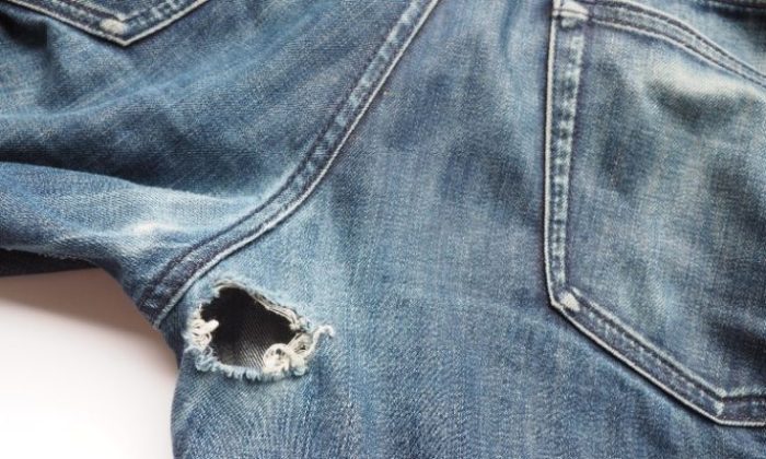 Sew a Hole in Jeans