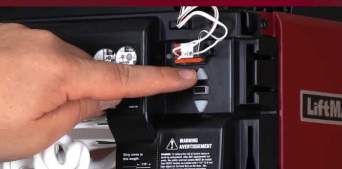 Reset a Liftmaster Garage Door Opener