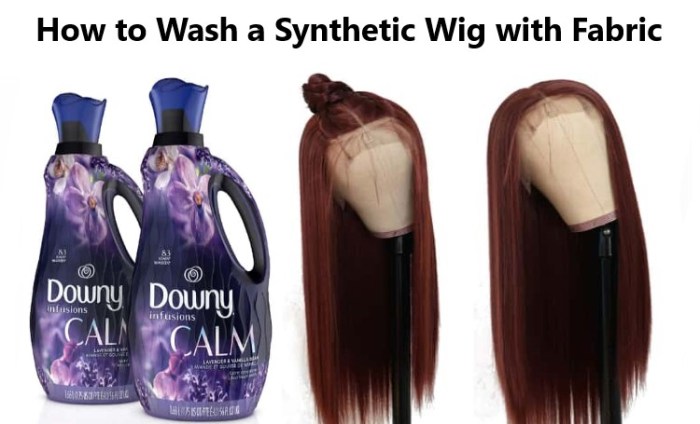 How to Wash A Synthetic Wig with Fabric Softener: 2 Ways Wash a Synthetic Wig