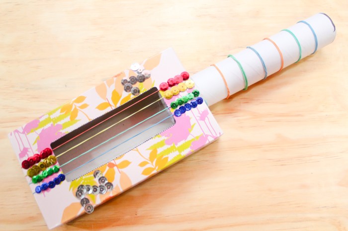 Make a Tissue Box Guitar A Recycled Musical Journey