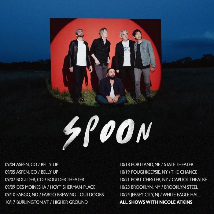 Spoon Announces Fall 2021 Tour Dates - mxdwn Music Spoon extend world tour