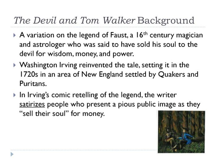 The Devil and Tom Walker - ppt download Puritan blister 40 moving the chains