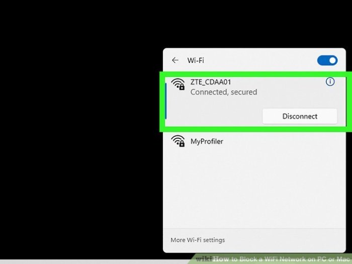 How to Block a WiFi Network on PC or Mac: 14 Steps (with Pictures) Block a WiFi Network on PC or Mac