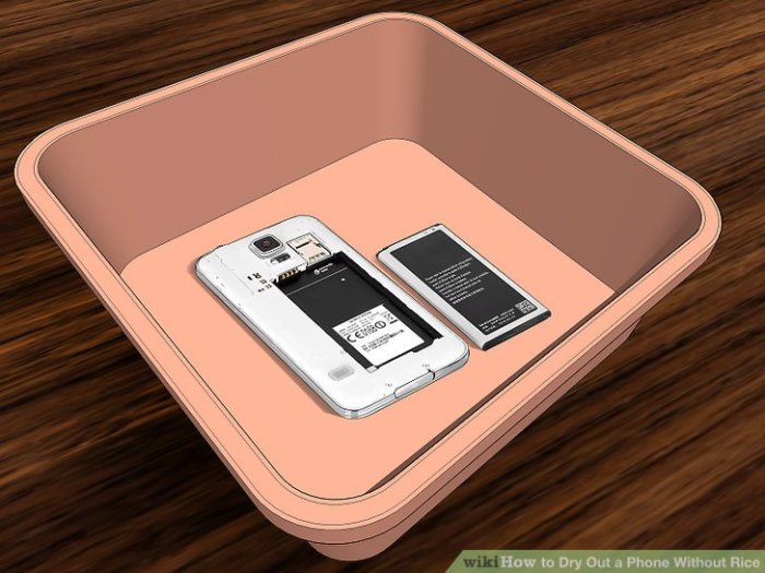Dry Out a Phone Without Rice