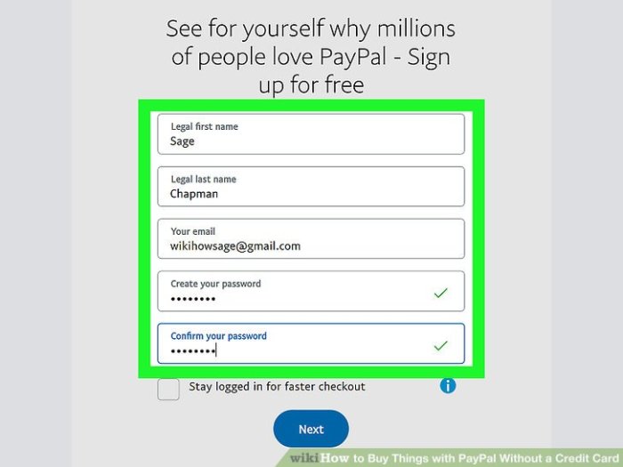 Buy Things with PayPal Without a Credit Card