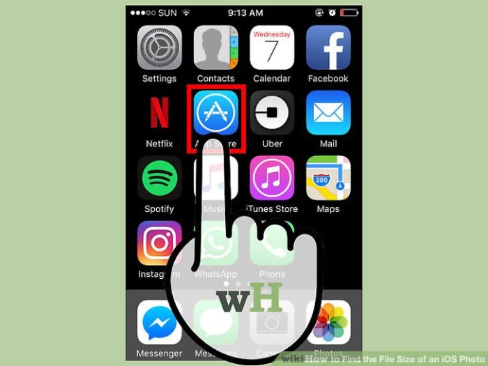5 Ways to Find the File Size of an iOS Photo - wikiHow Find the File Size of an iOS Photo