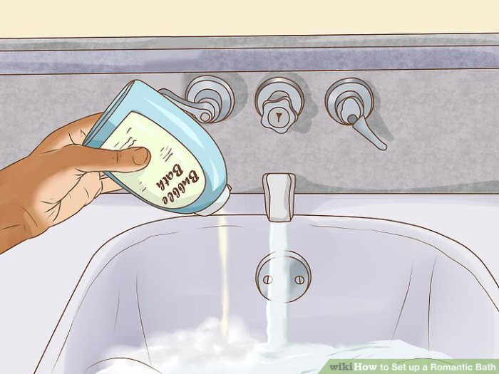 Set up a Romantic Bath