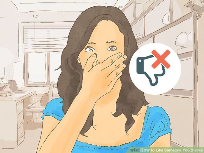 How to Like Someone You Dislike (with Pictures) - wikiHow Act Around Someone You Do Not Like