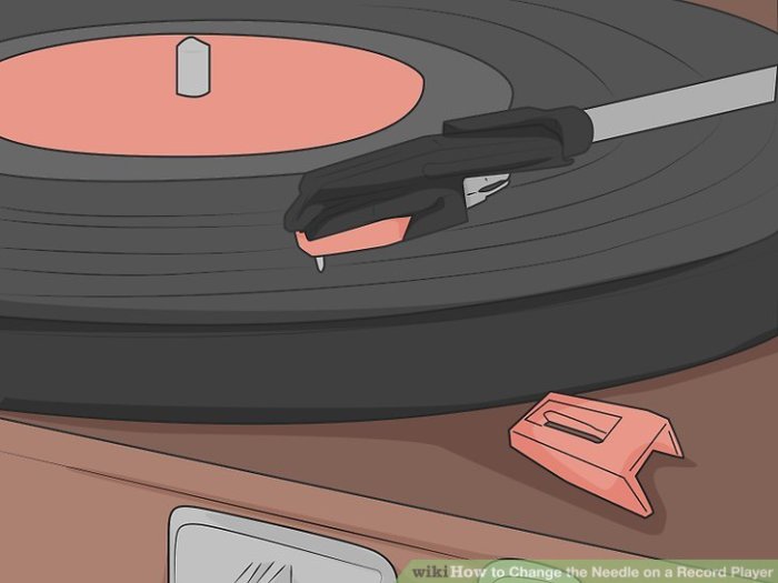 Change the Needle on a Record Player