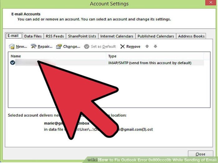 How to Fix Outlook Error 0x800ccc0b While Sending of Email Fix Outlook Error 0x800ccc0b While Sending of Email
