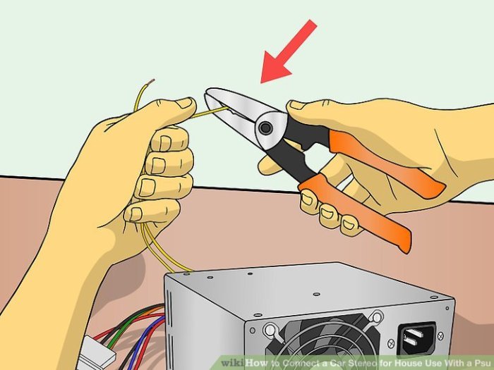 How to Connect a Car Stereo for House Use With a Psu: 11 Steps Connect a Car Stereo for House Use With a Psu