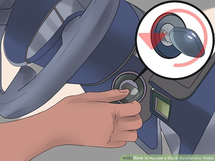 How to Handle a Stuck Accelerator Pedal: 14 Steps (with Pictures) Handle a Stuck Accelerator Pedal