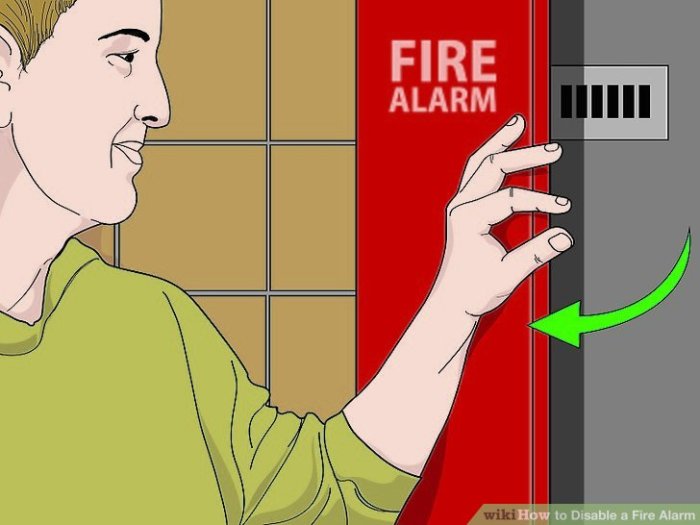 Disable a Fire Alarm