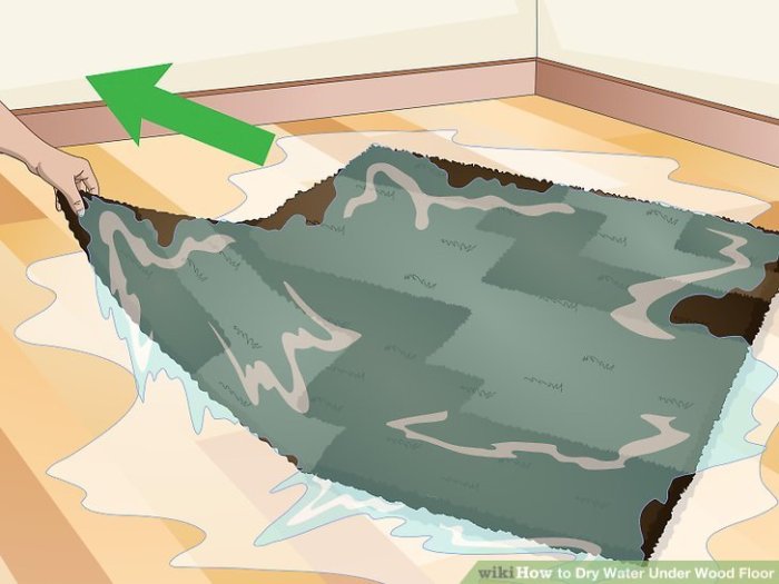 How to Dry Water Under Wood Floor: 13 Steps (with Pictures) Dry Water Under Wood Floor
