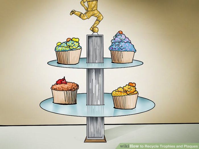 3 Ways to Recycle Trophies and Plaques - wikiHow Recycle Trophies and Plaques