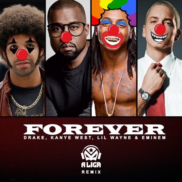 Eminem Lil Wayne Drake Lil wayne and drake on remix of kanye wests all of the lights plus kanye to perform at sxsw