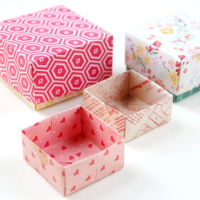HOW TO FOLD AN ORIGAMI GIFT BOX. — Gathering Beauty Make an Easy Paper Box