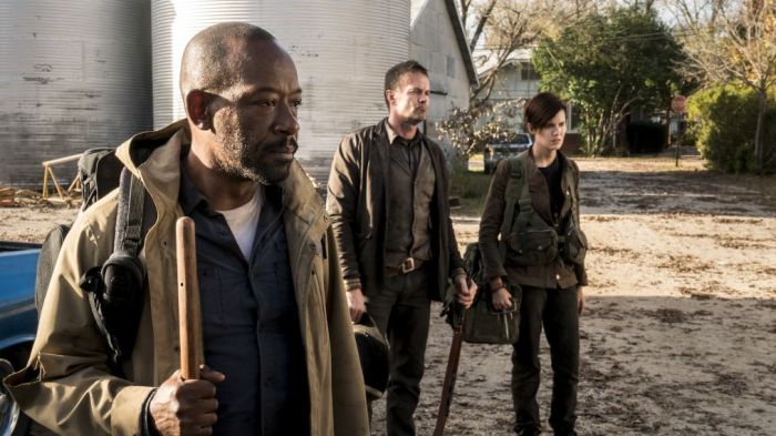 First Fear the Walking Dead Crossover Photos Show Morgan in Danger The walking dead crossover fear the walking dead crossover