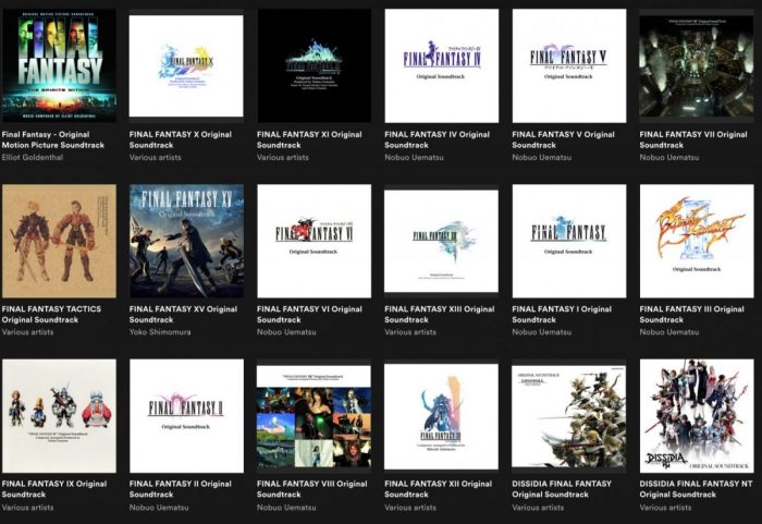 Every Final Fantasy Original Soundtrack From The Main Series Is Now ... Final fantasy soundtracks come to streaming services
