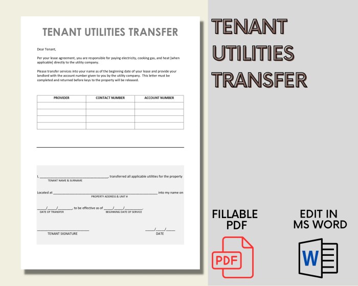 Transfer an Electric Bill to a New Tenant