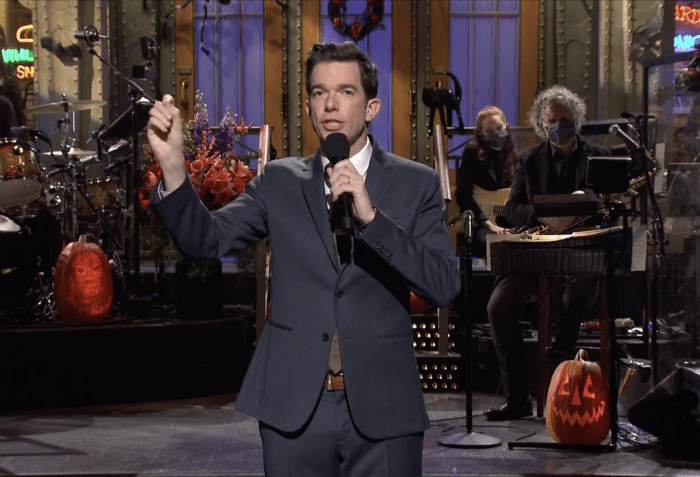 John Mulaney Delivers a Solid, Occasionally Anxiety-Inducing Pre ... Comedian john mulaney on his post election playlist and the annoying way he listens to music