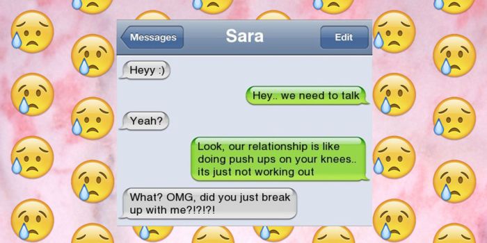 Break Up with Someone Gently over Text