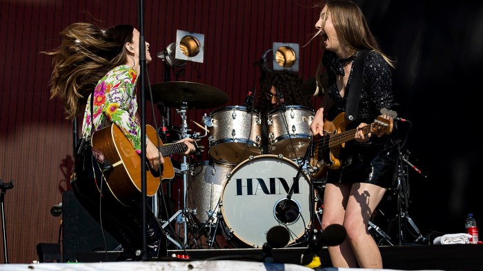 Haim hit back after accusations of “acting” during live performance ... Haim perform little of your love on ellen watch