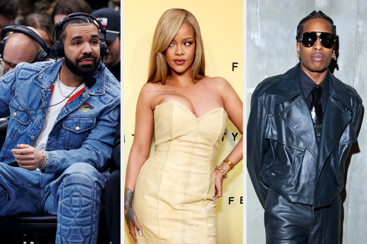 Rihanna Spotted With Drake After A$AP Rocky Hangout, Hassan Split | Us ... Rihanna drake chance the rapper more remember nipsey hussle
