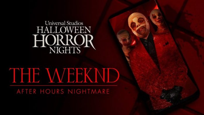 The weeknd announces after hours inspired haunted houses