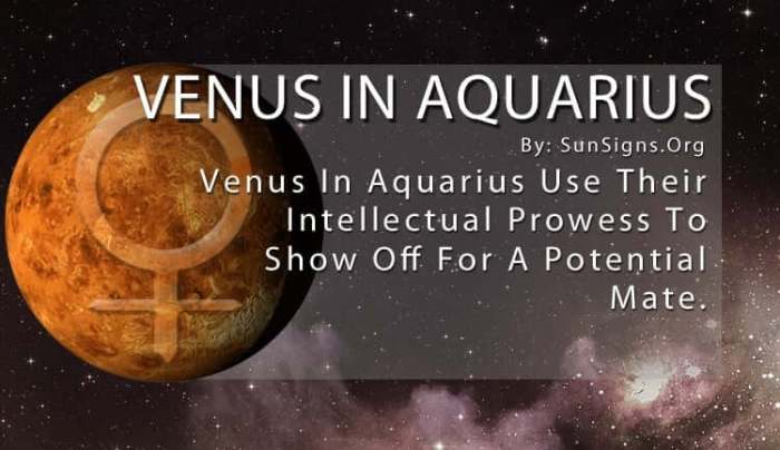 Attract a Venus in Aquarius Man