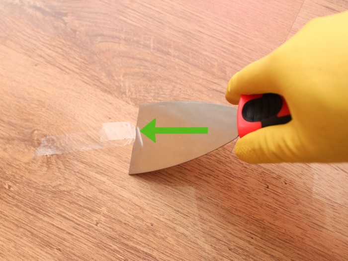 4 Ways to Remove Adhesive from a Hardwood Floor - wikiHow Get Rid of Bruises