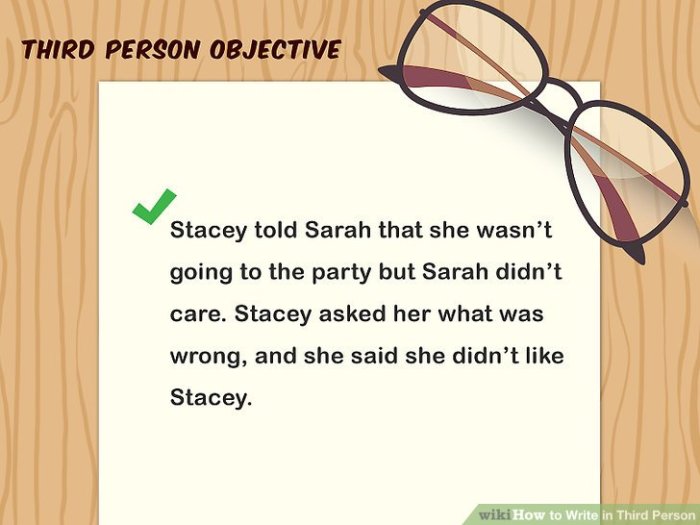 Write in Third Person