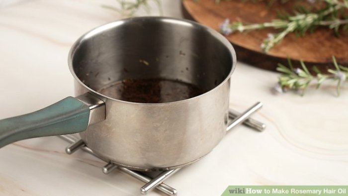 Make Rosemary Hair Oil